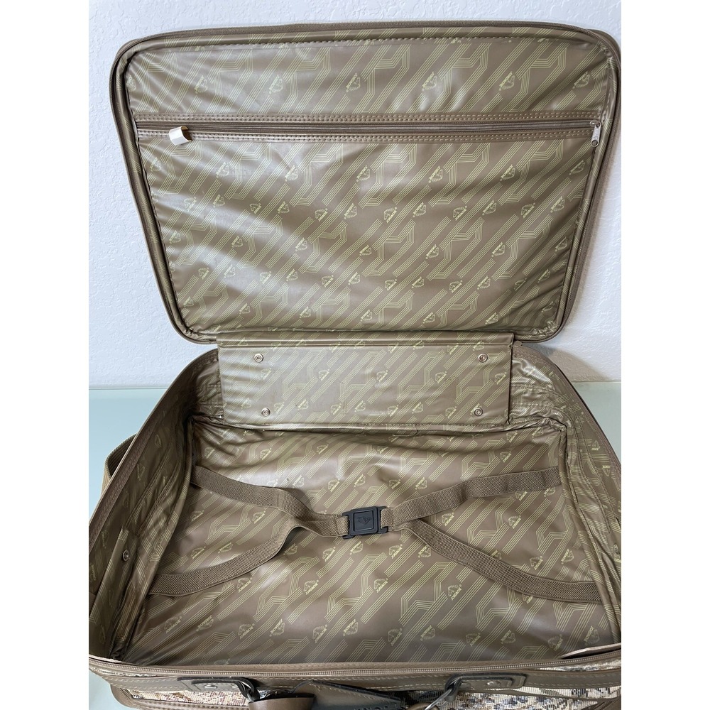 Vintage Jordache Floral Tapestry Suitcase Carry On 20"x6"x14" - Picture 10 of 11